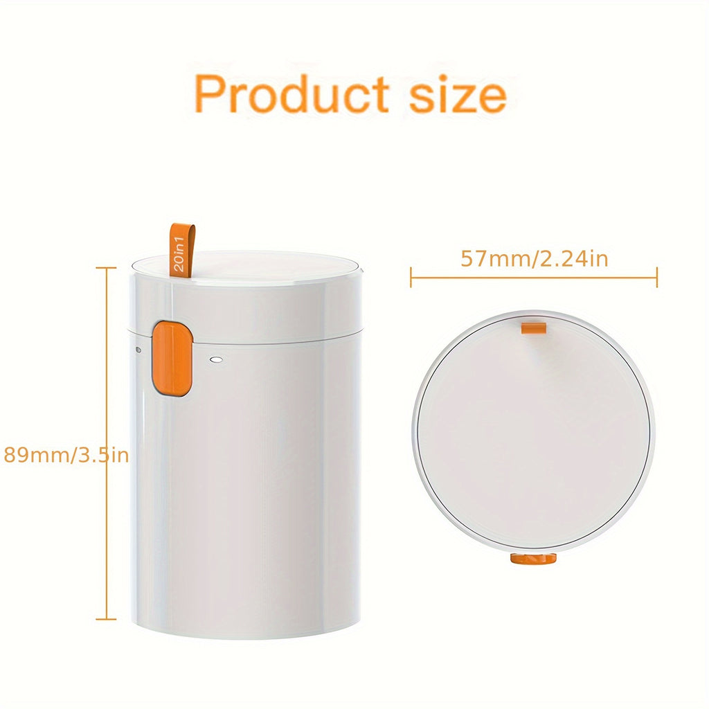 20-in-1 Multifunctional Dust Remover and Cleaner Kit for Keyboards, Electronics, and Mobile Phones - Includes Soft Brush, Cleaning Pen, Wipe Cloth Set, Suitable for Computers, Tablets, Pianos - Plastic Materia